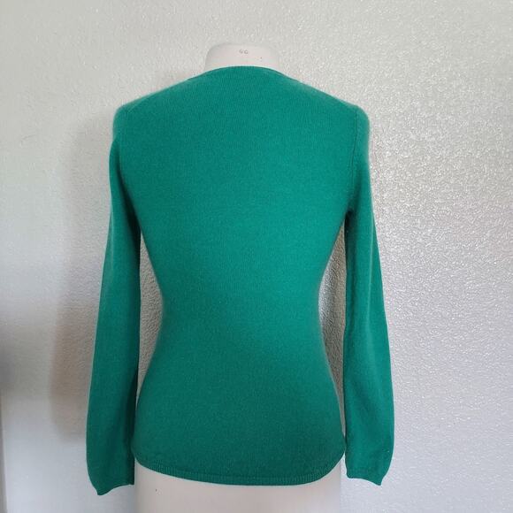 Charter Club Cashmere Emerald Green Sweater Size S - Picture 7 of 11